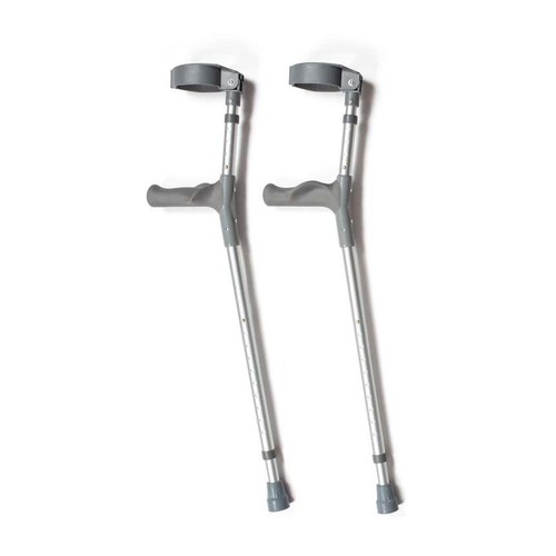 Elbow crutches with - crutches, anatomic