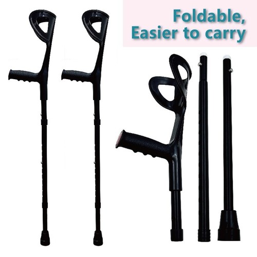 Single folding crutches - single,