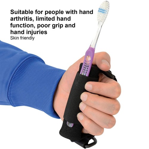 Aid utensil cuff holder - aid, strap